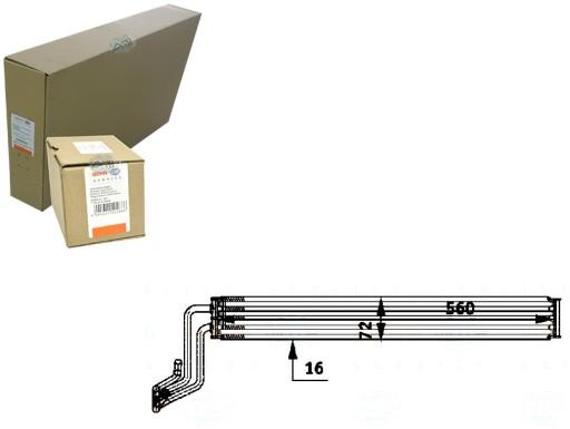 BRH8MO 376 - МАСЛООХОЛОДЖУВАЧ BEHR HELLA 7L6422885E 7L6422885B 7