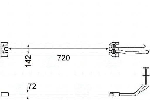 BRH-8MO 376 - Масляний охолоджувач BEHR HELLA 95834706900 95834706920