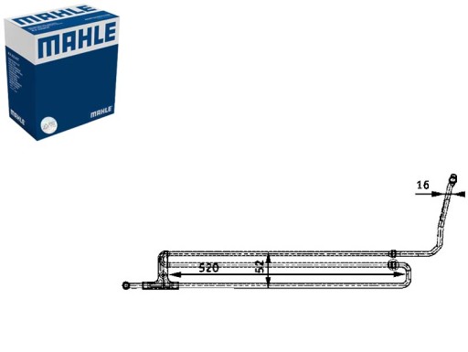 CLC 44 000P - МАСЛООХОЛОДЖУВАЧ BMW 7 E65 E66 E67 3.0-6.0 07/01-08/08 MAHLE