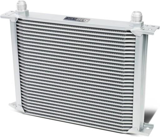FG-OC-AN10-30-S - FIGERSPEC BRITISH OIL COOLER 260X235 30-ROW AN10 SILVER