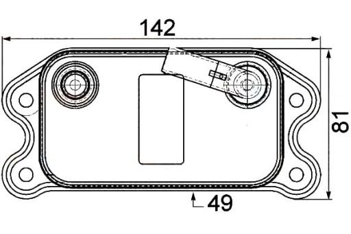 HEL-8MO 376 - ОХОЛОДЖувач масла HELLA 30774483 VO3169 L3606 L3603