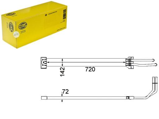 PRO/8MO 376 - ОХОЛОДЖУВАЧ МАСЛА HELLA 95834706900 95834706920 7P54