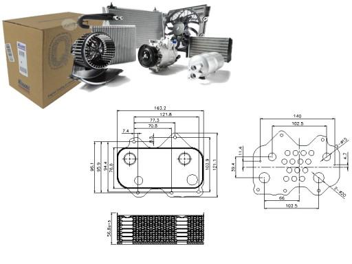 NIS90712/RS1 - МАСЛООХОЛОДЖУВАЧ NISSENS