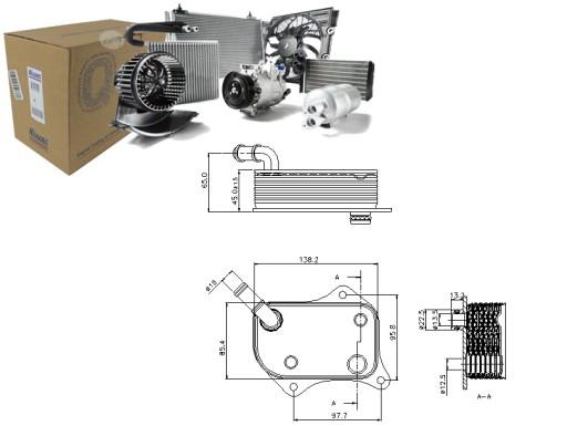 NIS90711/RS1 - МАСЛООХОЛОДЖУВАЧ NISSENS