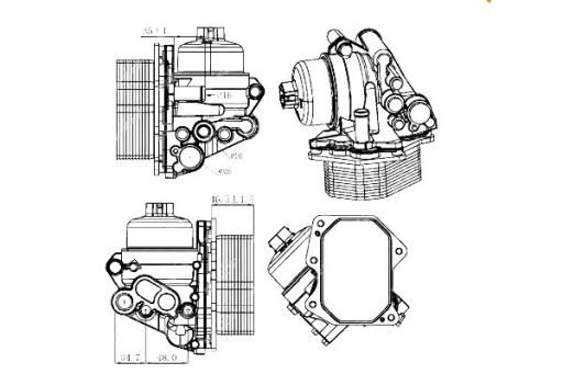 NRF-31308-ZS1 - МАСЛЯНЫЙ ОХЛАДИТЕЛЬ NRF 1103Q1 9808866680