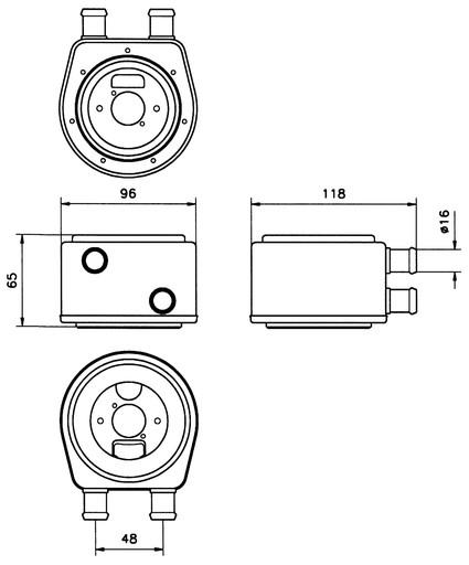 МАСЛЯНЫЙ ОХЛАДИТЕЛЬ NRF 31300