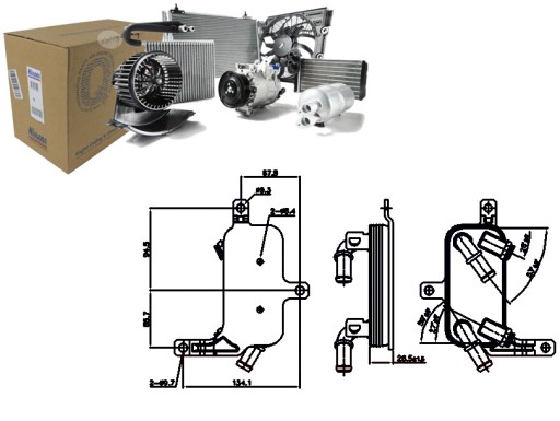 90891 - МАСЛЯНЫЙ РАДИАТОР OPEL CORSA D 1.4 1.4 LPG 07.06 - 08.14 NISSENS