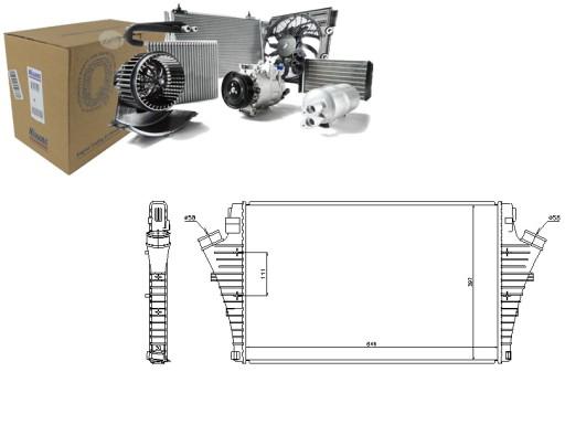 96684 - ПОВІТРЯНИЙ ОХОЛОДЖУВАЧ CADILLAC BLS; OPEL