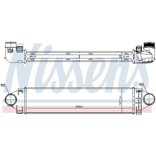 NISSENS 96368 ВОЗДУШНЫЙ ОХЛАДИТЕЛЬ