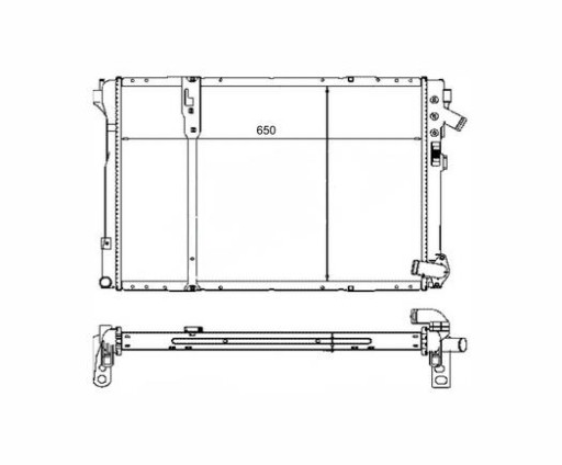 РАДІАТОР RENAULT ESPACE III JE 01/01-- 7701041957