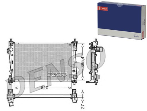 DENDRM01006/RS1 - Радіатор двигуна denso