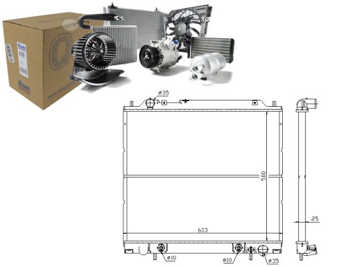 PRO/62855 PRO/62855 - Радіатор двигуна mitsubishi delica / space gear 4