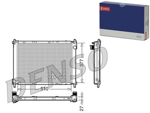 PRO/DRM46022 - Радіатор двигуна nissan micra iii note renault cl