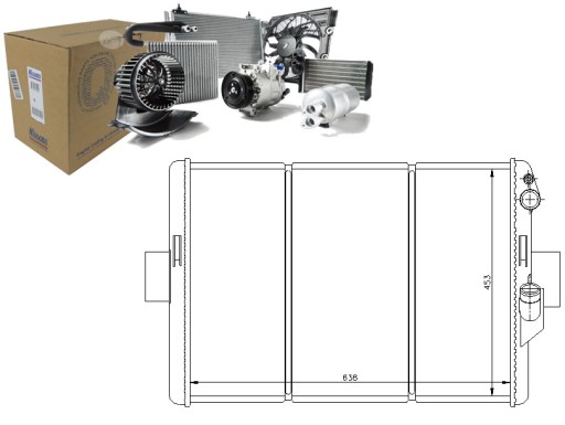 NIS62288/RS1 - РАДІАТОР ДВИГУНА NISSENS 97210218 114001AL 114001