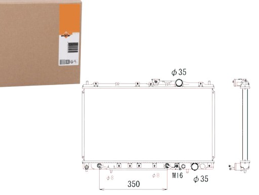 NRF53283/RS1 - Радиатор двигателя nrf 8mk376770001 62844 731649 32