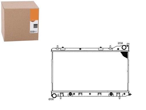 NRF53711/RS1 - Охладитель двигателя nrf x4511sa151 45111sa010 45111s