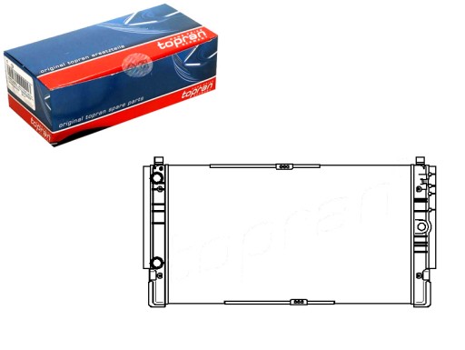 TOP113 326/RS1 - Охолоджувач двигуна topran 102080a 102080 240090n