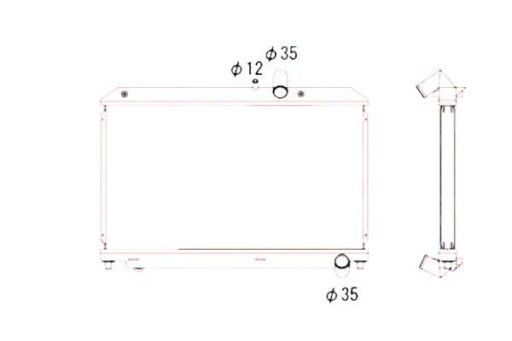 NRF-53685-ZS1 - Радиатор двигателя - система охолодження двигуна нрф н