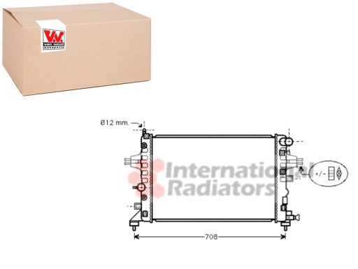 VAN37002362/RS2 - Охолоджувач двигуна van wezel 13145210 1300265 12112