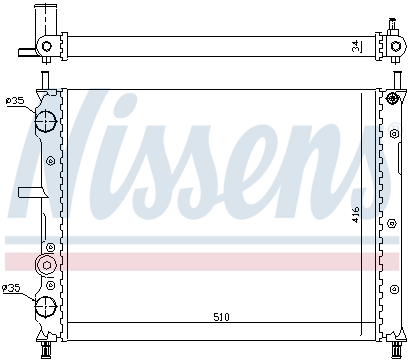 61806 - ОХОЛОДЖУВАЧ ВОДИ 61806/NIS