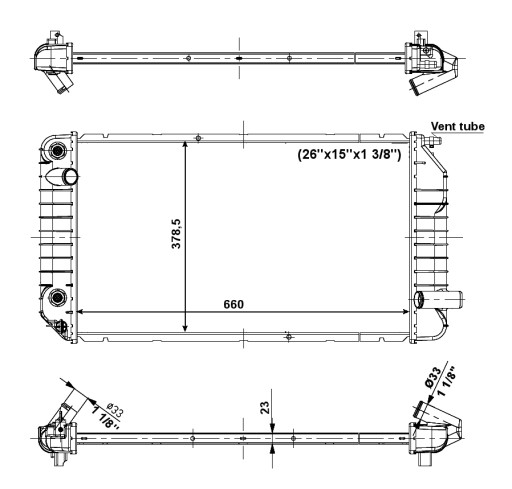 56005 - КУЛЕР ДЛЯ ВОДИ BUICK SKYLARK 92-93 NRF