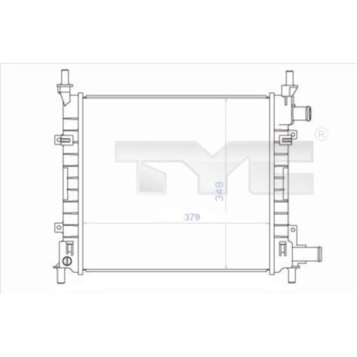 710-0043 - ВОДЯНИЙ КУЛЕР FORD KA 96-08 1.3