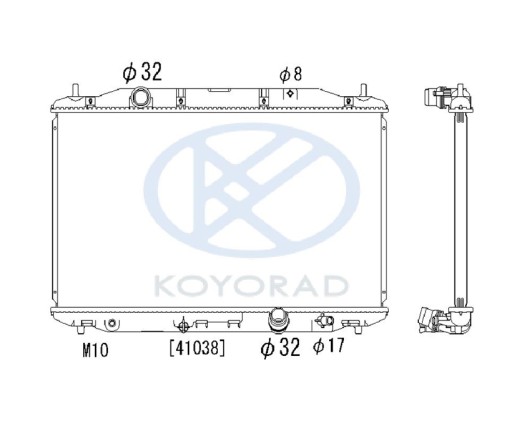 КУЛЕР ВОДИ HONDA CIVIC HB 06- 19010RSRE01 NEW