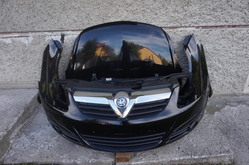 Водяной радиатор в сборе передняя часть opel corsa d