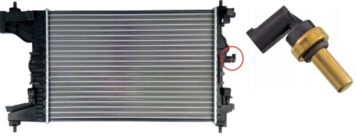 1300 301 - Водяной радиатор opel astra j 1.3 1.7 cdti 09->