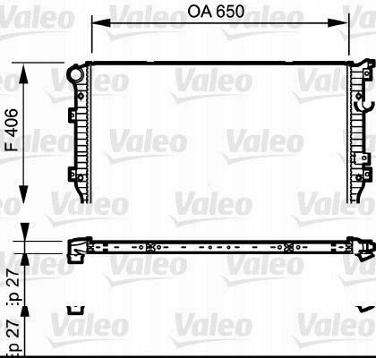 735133 - ВОДЯНОЙ ОХЛАДИТЕЛЬ VW TIGUAN 07-16 1.4 TSI B