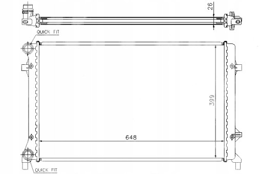 1K0121251L - ВОДЯНОЙ ОХЛАДИТЕЛЬ VW TOURAN 10-15 1.4 TSI B