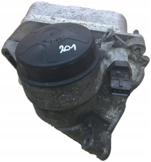 7516383 7570085 - Радиатор масляный фильтр корпус BMW 523i E60 LIFT