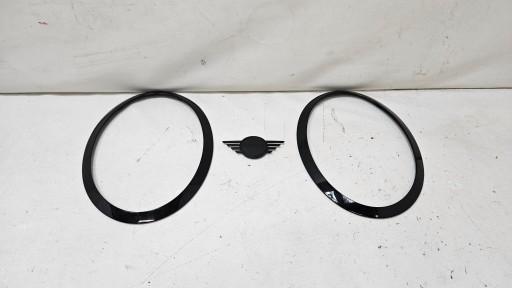 ХРОМОВАНІ МАСКИ ЛІВА ПРАВА ЕМБЛЕМА MINI F55 F56 F57 7300632CR