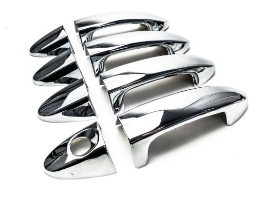 Хромовані накладки на дверні ручки Ford Fiesta MK7 після 2008 року
