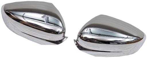 ХРОМИРОВАННЫЕ ЗЕРКАЛА 14 + SKODA RAPID