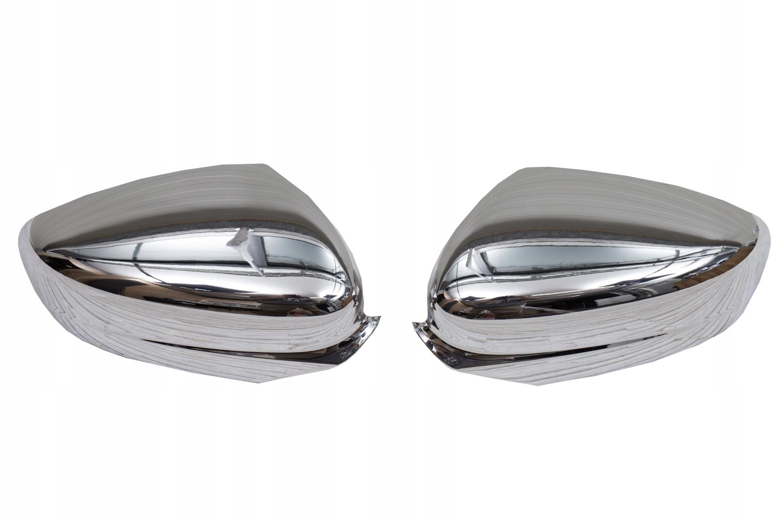 ХРОМИРОВАННЫЕ НАКЛАДКИ НА ЗЕРКАЛА SKODA RAPID 14+