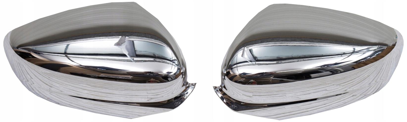 ХРОМИРОВАННЫЕ НАКЛАДКИ НА ЗЕРКАЛА SKODA RAPID 2014+