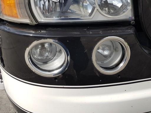 ХРОМИРОВАННЫЕ ГАЛОГЕННЫЕ КОЛЬЦА SCANIA R НЕРЖАВЕЮЩАЯ СТАЛЬ