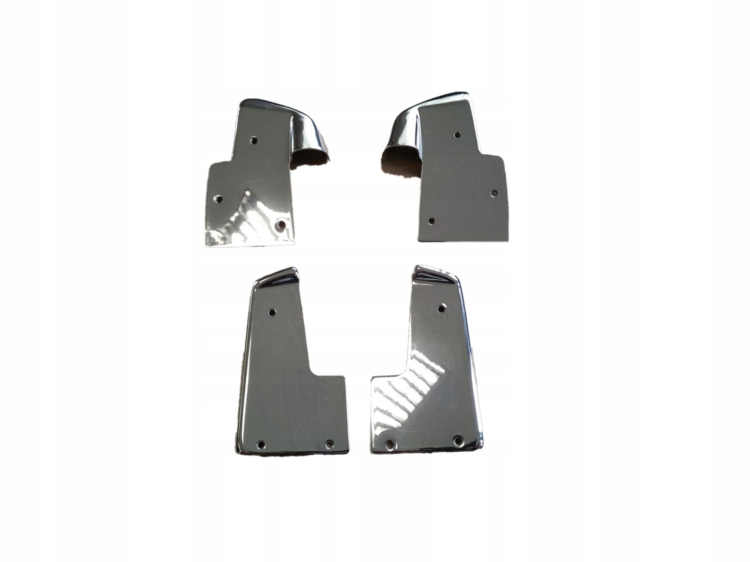 Хромированные дверные заглушки Mercedes W124 coupe