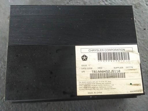 CHRYSLER 300C LANCIA THEMA УСИЛИТЕЛЬ P05064981AJ