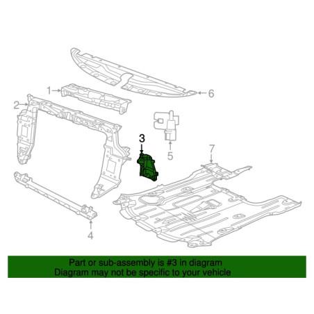 PCR30014BL, PCR30014BL - Кріплення для chrysler pacifica 2021 - 68292239ac ліве
