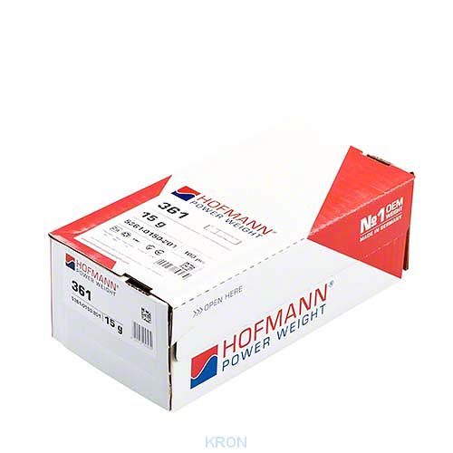 HOFMANN ГРУЗА КЛЕЕННАЯ ТИП 361 15G ZN 100 ШТ.