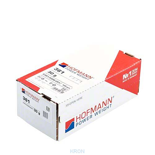 HOFMANN ГРУЗА КЛЕЕННАЯ ТИП 361 30G ZN 100 ШТ.