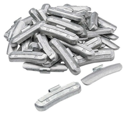 ЦИНКОВА ВАГА STUDIO - 40 Г - ФАРБОВАНА - ДЛЯ СТАЛЕВИХ ДИСІВ (КОРОБКА 50 ШТ.)