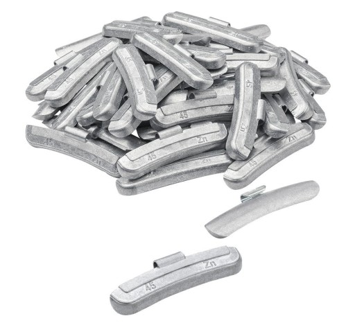 ЦИНКОВА СТУДІЙНА ВАГА - 45 Г - ФАРБОВАНА - ДЛЯ СТАЛЕВИХ ДИСІВ (КОРОБКА 50 ШТ.)