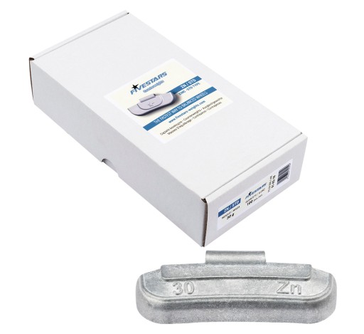 Шипованные цинковые грузы для стальных колес 30 г