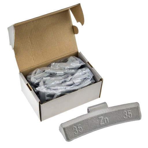 ГАРЖИ ЦИНКОВІ ДЛЯ АЛЮМІНІЄВИХ ДИСКІВ ZN/A 35G 50 ШТ. STIX