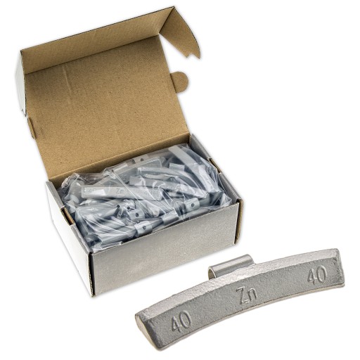 ГАРЖИ ЦИНКОВІ ДЛЯ АЛЮМІНІЄВИХ ДИСКІВ ZN/A 40G 50 ШТ. STIX