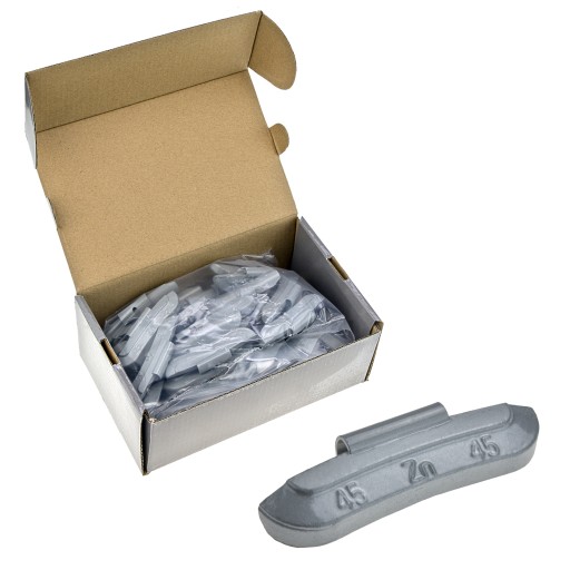 ГИРИКИ ЦИНКОВЫЕ ШТАМПОВАННЫЕ ДЛЯ СТАЛЬНЫХ КОЛЕС ZN/S 45G / 50 ШТ. -СТИКС