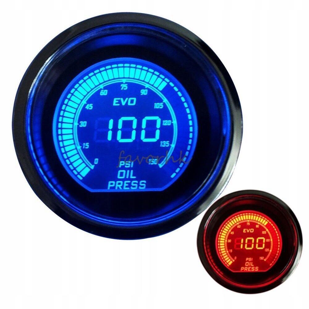 АВТОМОБИЛЬНЫЙ ЦИФРОВОЙ СВЕТОДИОДНЫЙ ИЗМЕРИТЕЛЬ ДАВЛЕНИЯ МАСЛА MI